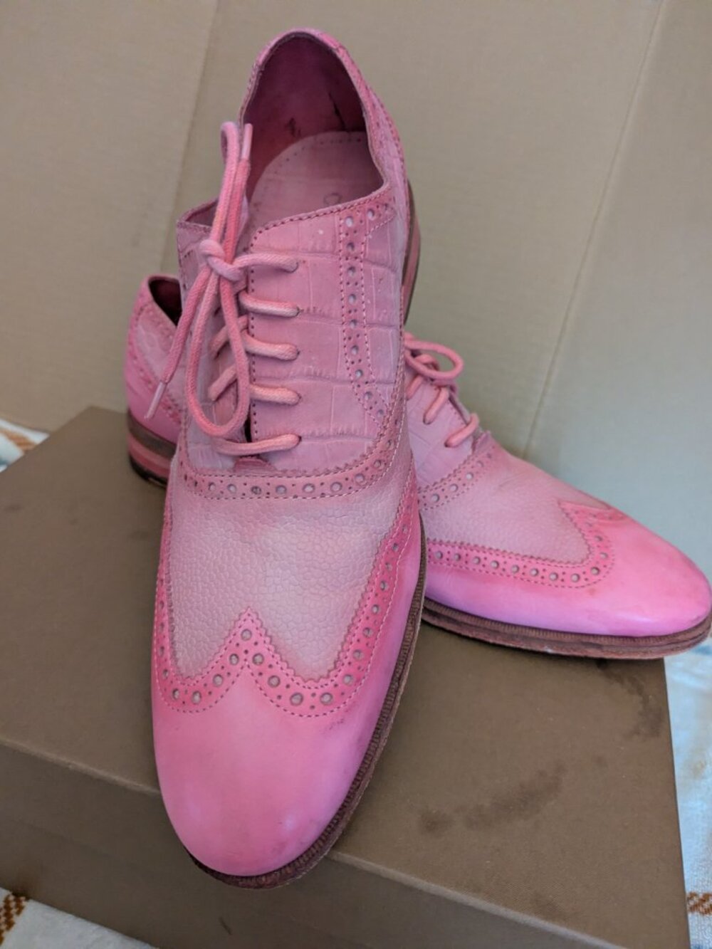 COLE HAAN Men's Wingtip Oxfords Size 11 Beautiful